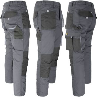 Bundfalten-Arbeitshose FOXI DARK GREY