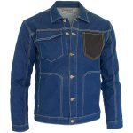 Arbeitsjeansjacke JEANS STRETCH BLUE