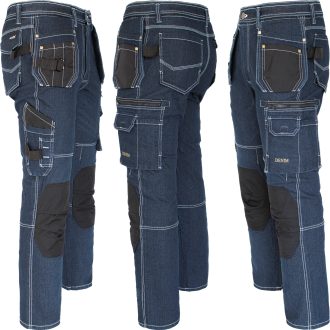 Stretch-Jeans-Arbeitshose JEANS WORK BLUE