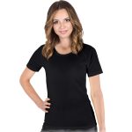 EVORA BLACK Damen-Sport-T-Shirt