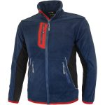 Fleece-Arbeitssweatshirt PROFI NAVY RED
