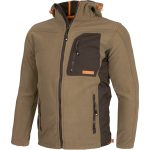 Arbeitsjacke aus Fleece mit Kapuze NEWAGE BROWN