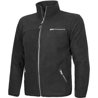 Fleece-Arbeitssweatshirt COOL BLACK