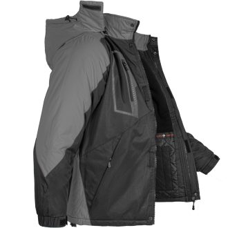 Winter-Arbeitsjacke mit Kapuze HOLM BLACK