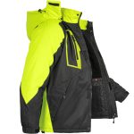 Winter-Arbeitsjacke mit Kapuze HOLM YELLOW