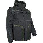 ORKAN BLACK Winter-Softshell-Arbeitsjacke