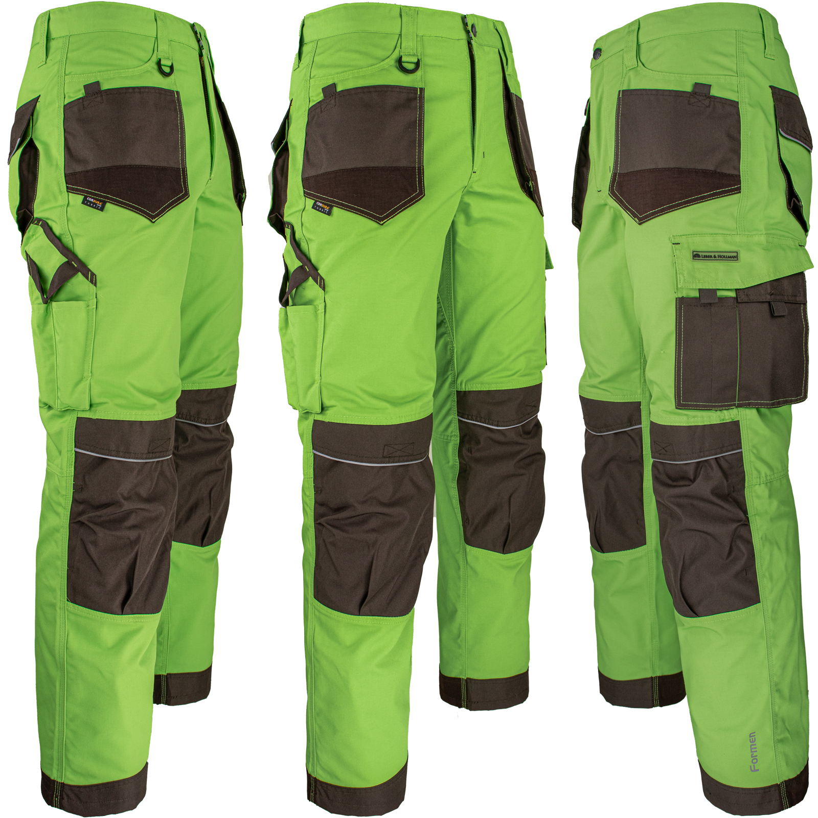 Arbeitshose bis zur Taille PROFI COOL LIME 2.0