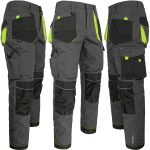Arbeitshose bis zur Taille PROFI DARK GELB 2.0