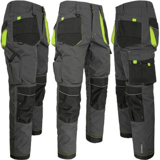 Arbeitshose bis zur Taille PROFI DARK GELB 2.0