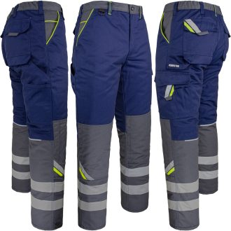 Winter-Arbeitshose bis zur Taille PRO NAVY REFLEX