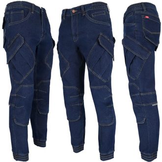 Arbeitsjeanshose aus Stretch-Denim JEANS TECH BLUE