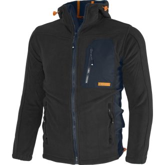 Arbeitsjacke aus Fleece mit Kapuze NEWAGE BLACK